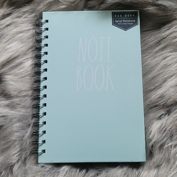 💄Rae Dunn Spiral Notebook- light blue